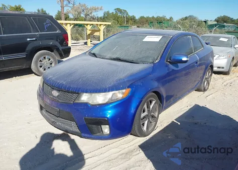 2010 Kia Forte Koup Sx from USA, damaged, VIN KNAFW6A33A5138833